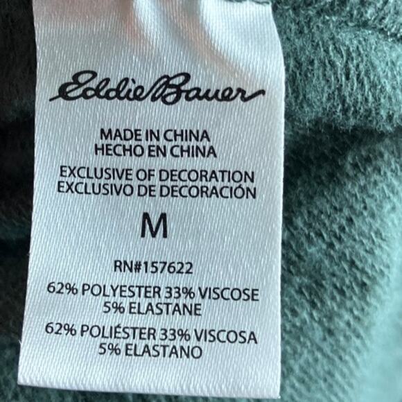 Eddie Bauer Womens Pants Green Jogger Athleisure Lounge Stretch Medium - Picture 5 of 11